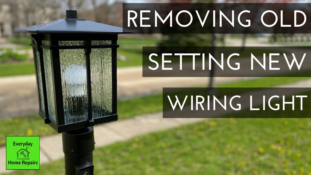 Watch video How To Update or Replace a Lamp Post and Light Now How To Update or Replace a Lamp Post and Light