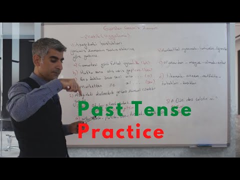 Past Tense Practice - Turkish Grammar - Turkish Lessons 37 - Tyrkisk grammatik -Lær Tyrkisk
