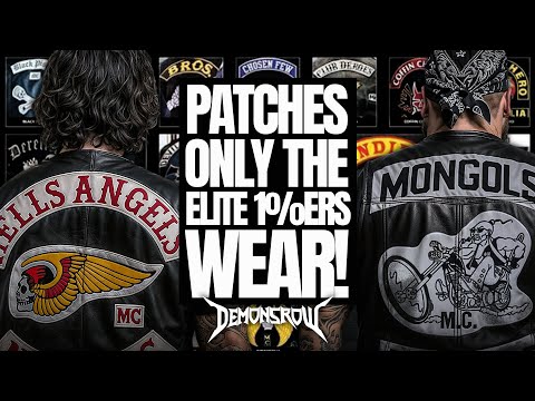 8 Hardest Patches to Earn in 1% Motorcycle Club Culture 💀🏍️