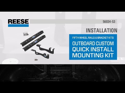 Installation: 56034-53 Reese® Outboard Fifth Wheel Mounting Kit on 2016 Ford F-150