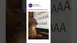 A luta pela redação nota 1.000 é real 😅 #redação #enem #meme