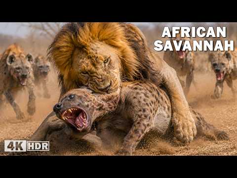 The Brutal Clash of the Giants of the Savannah