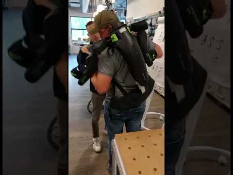 #FESTOOL #ExoActive skeleton try-on and instructions by ​⁠@FestoolDeutschland employee