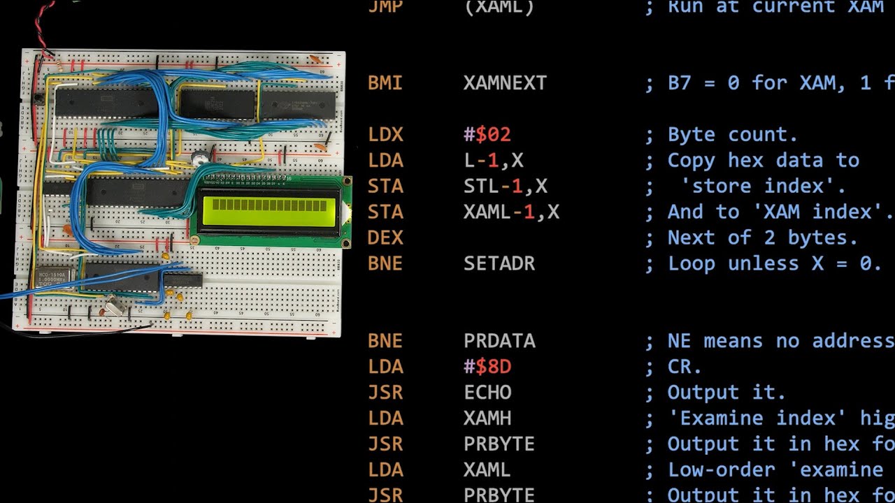 Adapting WozMon for the breadboard 6502