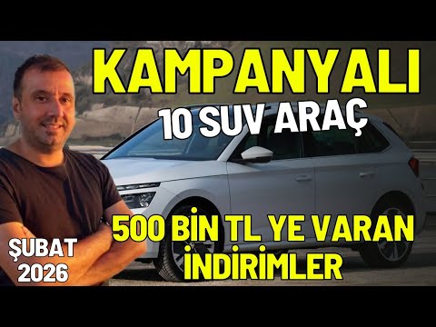 10 SUVs ON SALE | UP TO 500,000 TL DISCOUNT | FEBRUARY 2026 | SUVs WITH REDUCED PRICES