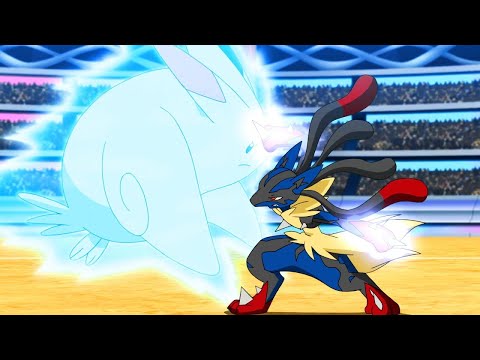 Pokemon Journeys  - Ash vs Cynthia (Part 2) - Sirfetch'd vs Garchomp | Pokemon Journeys Episode 124