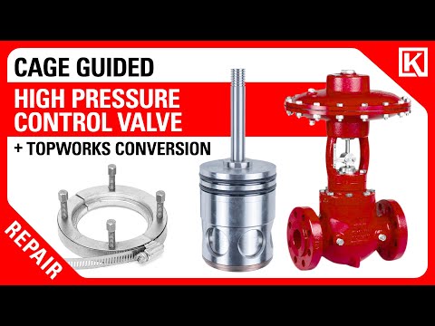 Kimray Cage Guided High Pressure Control Valve Maintenance Repair 