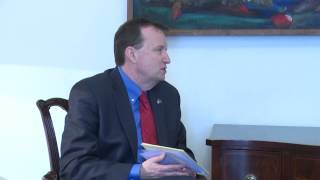 The newly-appointed Ambassador of the United States handed copies of credentials to the Foreign Minister of Armenia