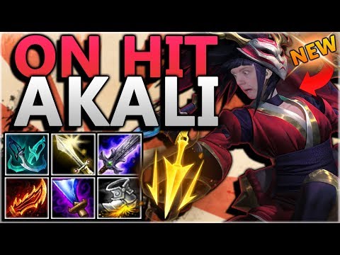 3.50 ATK SPD?! FULL ON HIT REWORKED AKALI MELTS EVERYONE!! New Reworked Akali Troll Builds