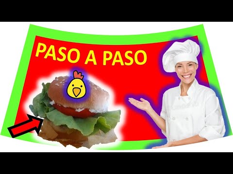 🍔¿QuÉ InGrEdIeNtEs LlEvA La HAMBURGUESA CaSeRa De POLLO? ¿QuÉ NeCeSiTo PaRa HaCer HAMBURGUESAS de 🐔?