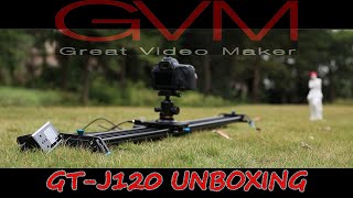 GVM GT-J120D slider unboxing