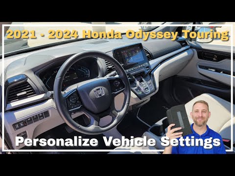 2021 - 2024 Honda Odyssey Touring Vehicle Settings