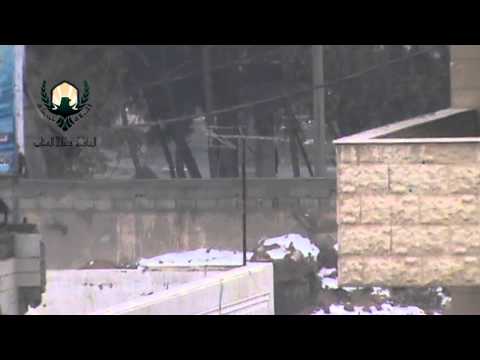 قنص عناصر النظام في إدار الدفاع الجوي في المليحة في ريف دمشق من قبل كتيبة الناصر صلاح الدين