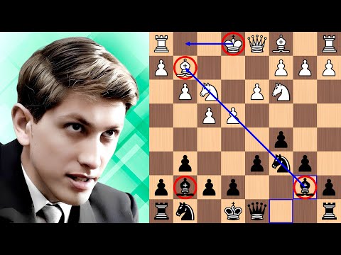 Bobby Fischer cracks the Closed Sicilian in 25 moves