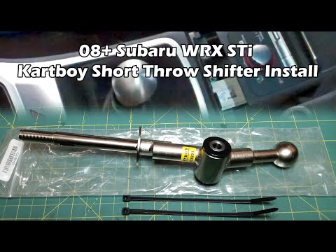 08+ Subaru WRX STi - Kartboy Short Throw Shifter Install