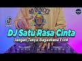 DJ JANGAN TANYA BAGAIMANA ESOK VIRAL TIKTOK REMIX FULL BASS TERBARU 2022 DJ SATU RASA CINTA