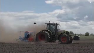Lemke Saphair7+Khun CD400 Seeding Soybeans in japan