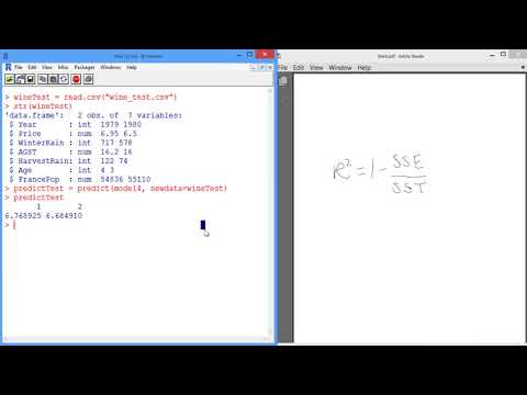 2.2.13 An Introduction to Linear Regression - Video 7: Making Predictions