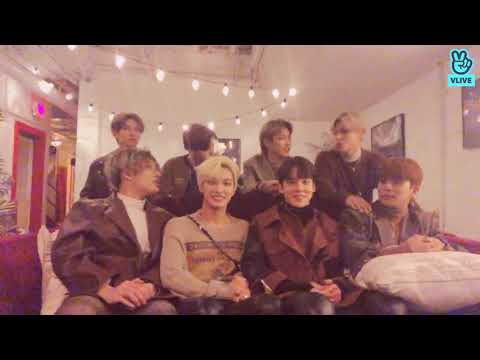 [ENG SUB] ATEEZ VLIVE~THE EXPEDITION TOUR IN LA 하기 전! 두근두근😆  2019-03-16