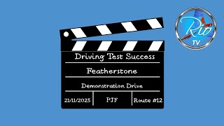 FEATHERSTONE driving test route12 | |Learn to drive | driving tutorial