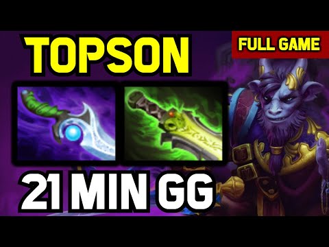 Topson Riki MID vs Invoker - Zero to HERO - 15 Kills in  21 minutes w/ Ceb Lion