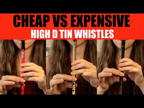 CHEAP VS EXPENSIVE TIN WHISTLE - Can you hear the difference? High D Whistle Comparison