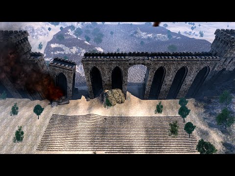 5.000 Archers Defend Old Castle from 25.000 Cavalries - Ultimate Epic Battle Simulator