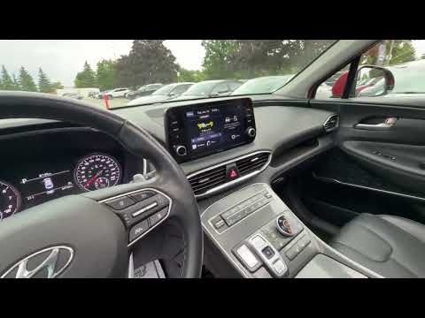 2022 Hyundai Santa Fe Preferred AWD w/Trend Package in Red for sale at Finch Hyundai in London, ON