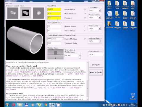 Lectia 97  - Vase , tuburi  conice  sub presiune -  Caz F