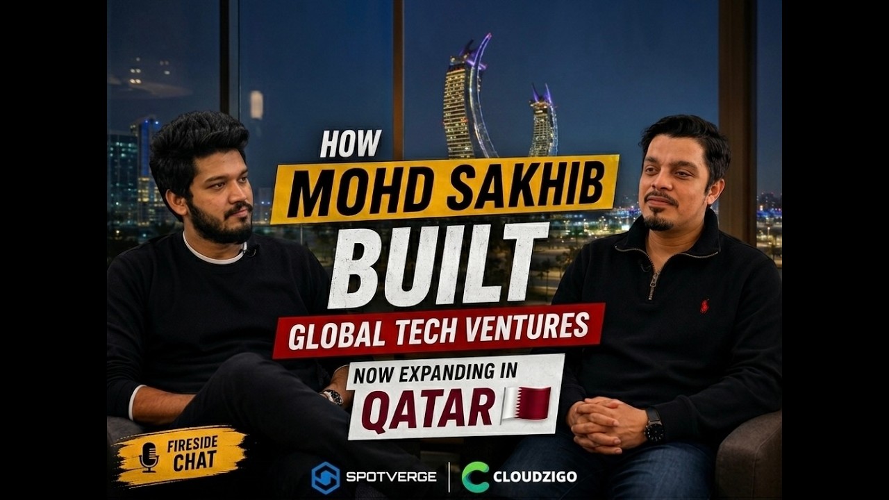 How Mohd Sakhib Built Global Tech Ventures from Hyderabad to the World — Now Expanding in Qatar 🇶🇦