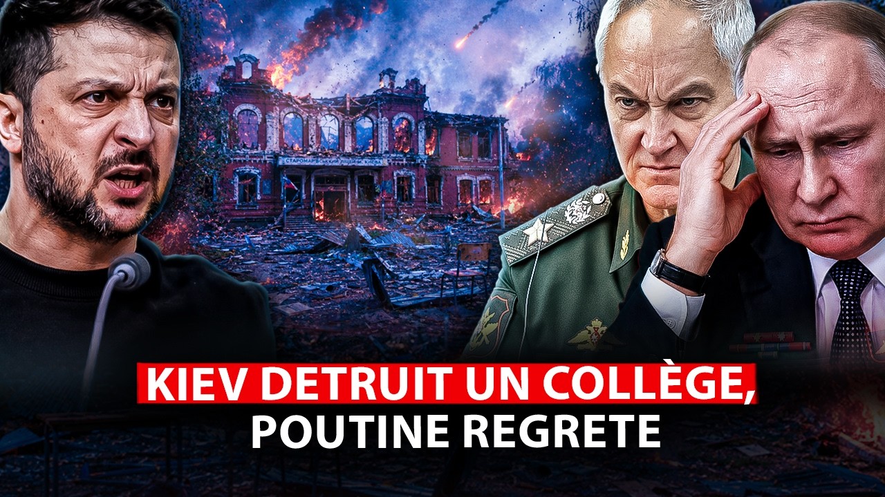 Moscou en deuil, l'Ukraine a frappé une école en Russie, le Kremlin a puni.