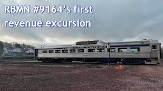 Riding R&N RDC 9164's first revenue excursion from Pittston to Jim Thorpe | March 15, 2025