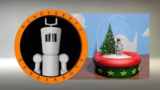 Cinema 4D Tutorial: Magic Snow / Christmas tree plugin : Create a Snow Globe