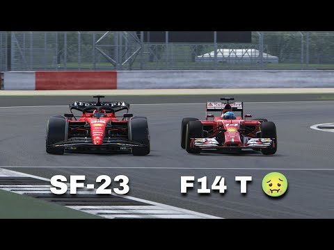 HOW MUCH SLOWER IS THE 𝗪𝗢𝗥𝗦𝗧 FERRARI F1 CAR COMPARED TO THEIR 2023 CAR? 🤔