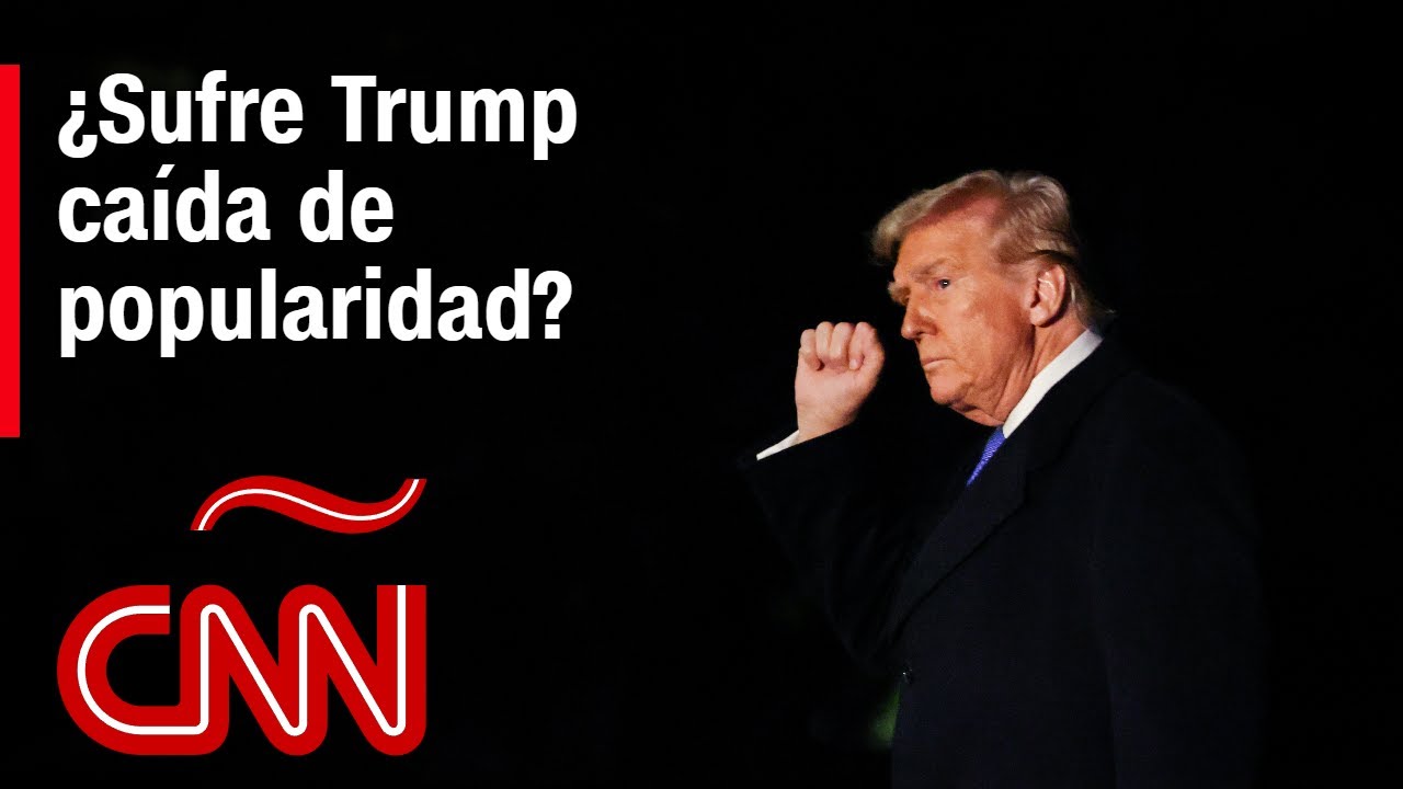 ¿Sufre Trump caída de popularidad?