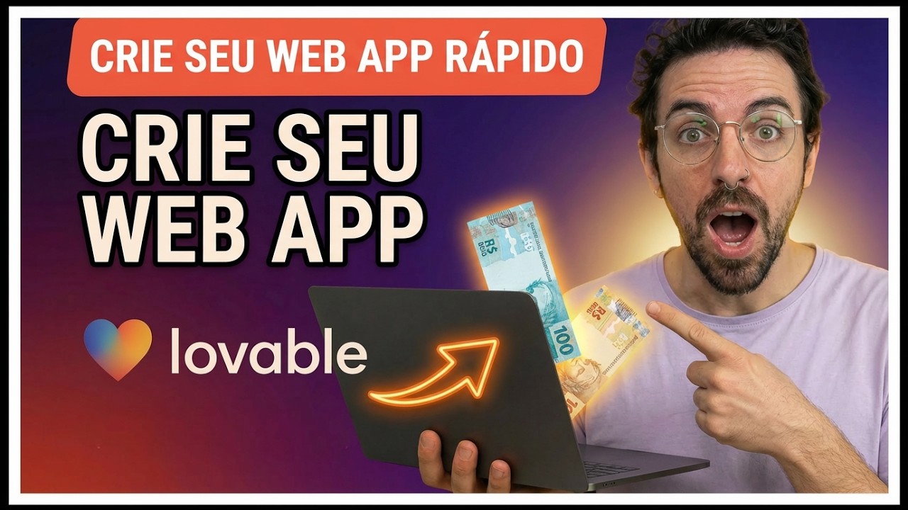 Como Criar um Web App com IA em MINUTOS! (Sem Código)