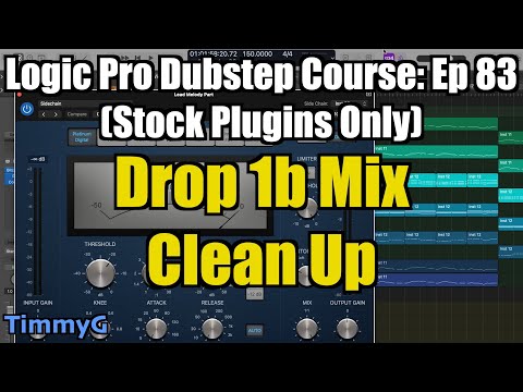 Logic Pro Dubstep Course (Stock Plugins Only) – Ep.83: Cleaning Up the Drop 1b Mix