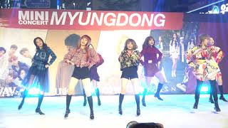 공원소녀(GWSN) - YOLOWA(욜로와) ◎ 명동버스킹 ★ 직캠 humoresque 4K