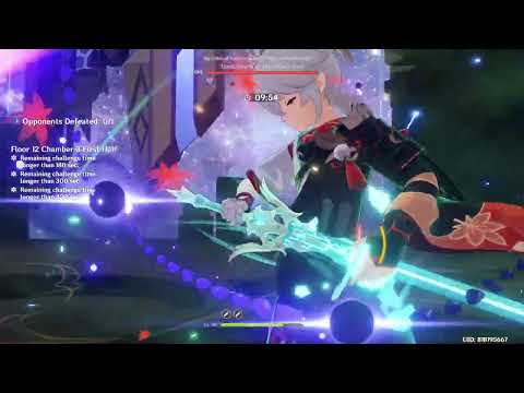 Spiral Abyss 3.4 12-3-1 ASIMON Raiden Hypercarry 18s clear