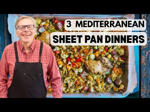 3 Easy Mediterranean Sheet Pan Dinners | Healthy Weeknight Recipes