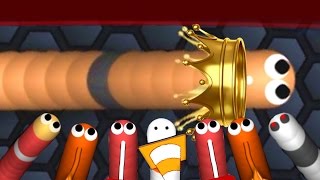 The King Of Slither.io!! - Brand New King/Crown Slither.io Skin - Crazy Trapping & Trolling (Funny)
