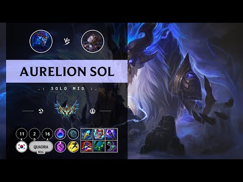 Aurelion Sol Mid vs Orianna - KR Challenger Patch 14.9