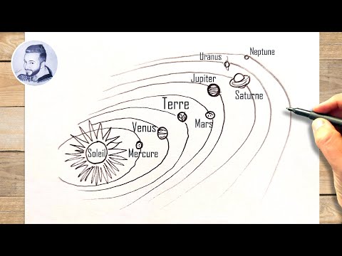 Comment dessiner le système solaire facilement