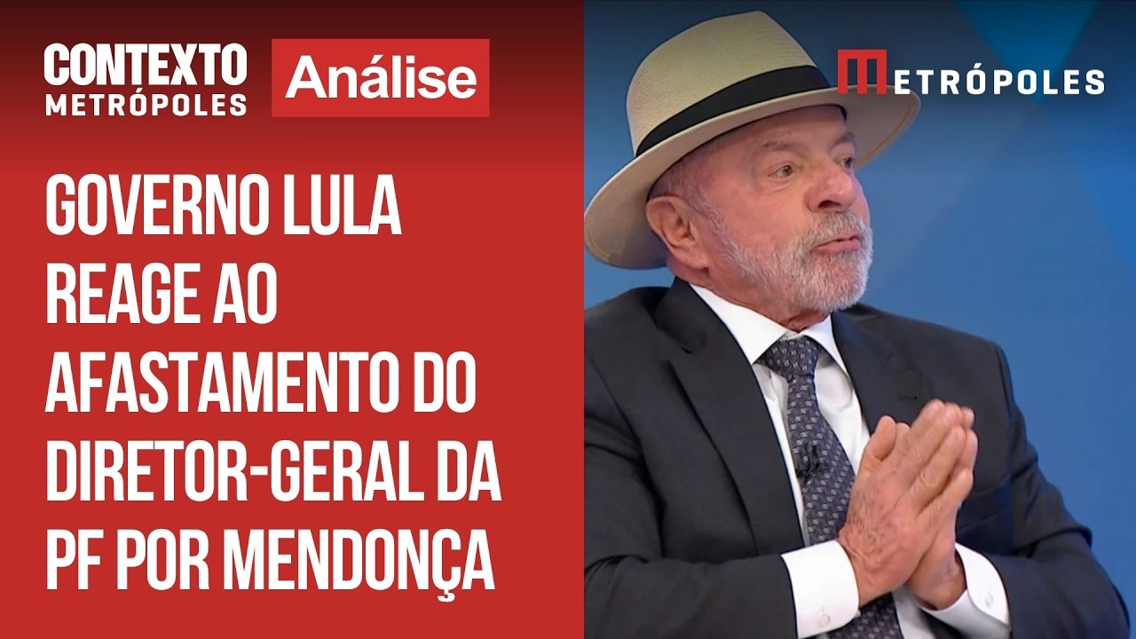 Crise institucional? Governo Lula reage ao afastamento do diretor-geral da PF por Mendonça