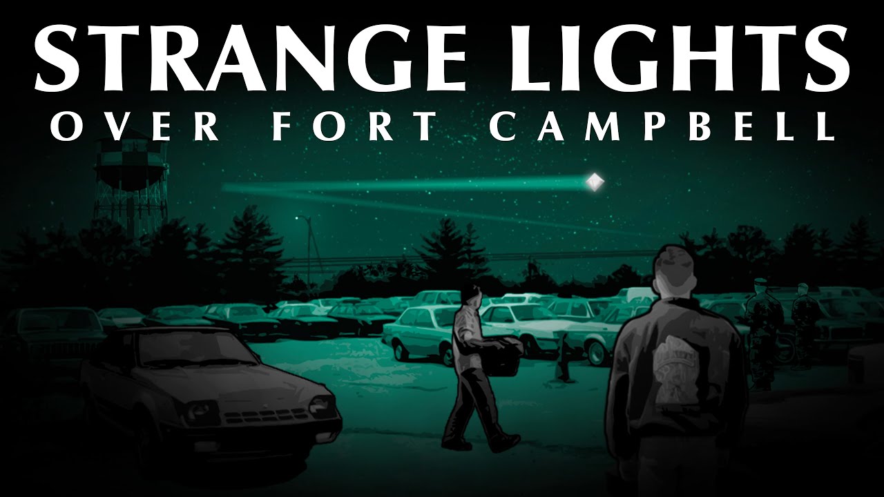 A Diamond-Shaped UFO Being Chased by Helicopters Over Fort Campbell, KY