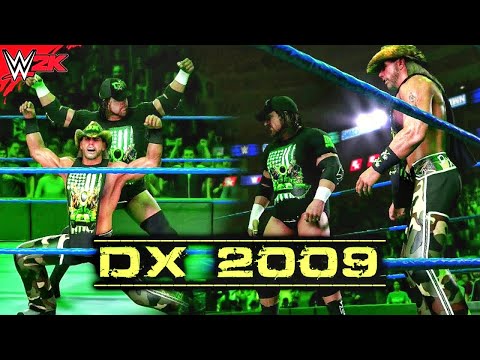 D-Generation X 2009 w/ 2K15 Glow Stick Entrance | WWE 2K Games Mods
