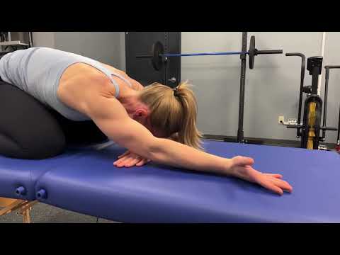 Latissimus mobility test - Lift test