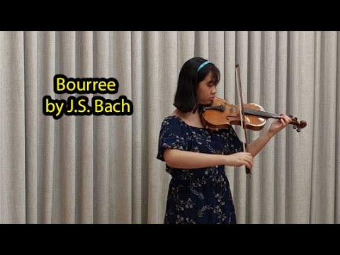 Trixie's Corner - Bourree by J S  Bach (with Piano)