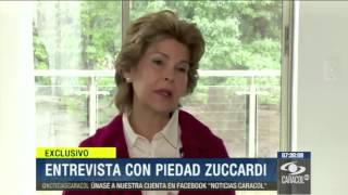 Piedad Zuccardi en Noticias Caracol - 7pm/1 Oct