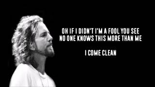 Pearl Jam - Just breathe (lyrics)